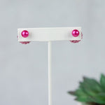 Mini Pearl Double Stud Earrings
