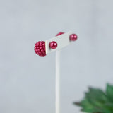 Mini Pearl Double Stud Earrings