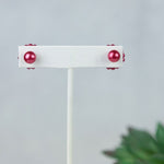 Mini Pearl Double Stud Earrings