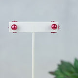 Mini Pearl Double Stud Earrings