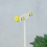 Mini Pearl Double Stud Earrings