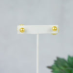 Mini Pearl Double Stud Earrings