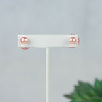 Mini Pearl Double Stud Earrings