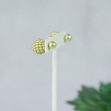 Mini Pearl Double Stud Earrings