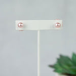 Mini Pearl Double Stud Earrings
