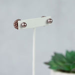 Mini Pearl Double Stud Earrings