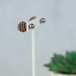 Mini Pearl Double Stud Earrings