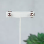Mini Pearl Double Stud Earrings