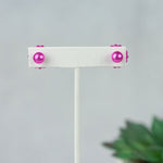 Mini Pearl Double Stud Earrings