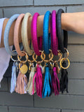 Lola Hands Free Glitter Bangle Keychain