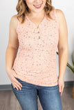 IN STOCK Addison Henley Tank - Peach Floral