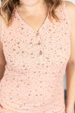 IN STOCK Addison Henley Tank - Peach Floral