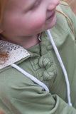 Sage and Lace Hoodie Now Available in Kids!
