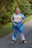 In your Dreams V-Neck Tee | Tie Dye at Dusk