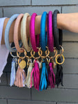 Lola Hands Free Glitter Bangle Keychain