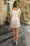 Daisy Chains Dress in Ivory