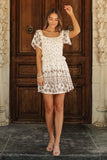 Daisy Chains Dress in Ivory