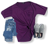 Slouchy Pocket Tee | Multiple Colors!