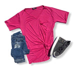Slouchy Pocket Tee | Multiple Colors!