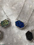 Annabelle Pendant Necklace with Silver Setting