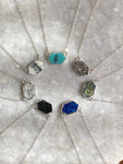 Annabelle Pendant Necklace with Silver Setting
