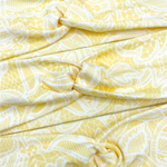 Pale Yellow Faux Lace Headband