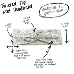 Copper Field Floral Headband