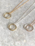 Double Karma Pendant Necklace