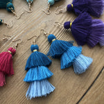 Elise Party Tassel Dangle Earrings
