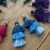 Elise Party Tassel Dangle Earrings