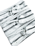 Watercolor Black Stripes Headband