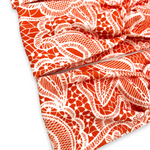 Red Faux Lace Headband