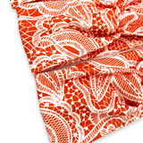 Red Faux Lace Headband