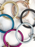 Lola Hands Free Glitter Bangle Keychain