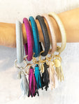 Lola Hands Free Glitter Bangle Keychain