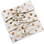 Grey with Golden Dots Headband