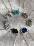 Annabelle Pendant Necklace with Silver Setting