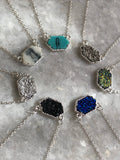 Annabelle Pendant Necklace with Silver Setting