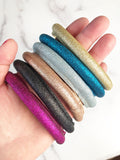 Lola Hands Free Glitter Bangle Keychain