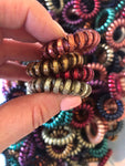Medium Lauren Lane Hair Coil Set in Glitter