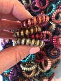 Medium Lauren Lane Hair Coil Set in Glitter