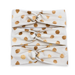 Grey with Golden Dots Headband