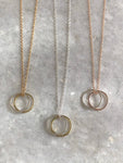 Double Karma Pendant Necklace