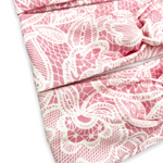 Light Pink Faux Lace Headband