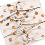 Grey with Golden Dots Headband