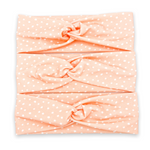 Peach Dots Headband