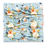 Blue Western Floral Headband