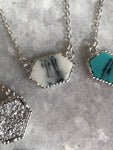 Annabelle Pendant Necklace with Silver Setting