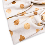 Grey with Golden Dots Headband
