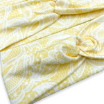 Pale Yellow Faux Lace Headband